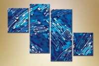 Картина Rainbow Polyptych Abstraction 205 (1609952)