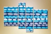 Pictură Rainbow Polyptych Abstraction 207 (1609943)