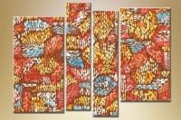 Картина Rainbow Polyptych Abstraction 217 (1609959)