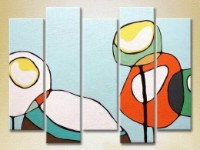 Картина Rainbow Polyptych Abstraction blue 06 (2231647)