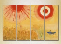Картина Rainbow Polyptych Abstraction Chagall 02 (2230348)