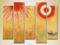 Картина Rainbow Polyptych Abstraction Chagall 09 (2231712)