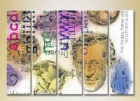 Pictură Rainbow Polyptych Abstraction from faces 03 (2231669)