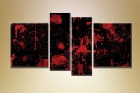 Pictură Rainbow Polyptych Abstraction 105 (1609842)