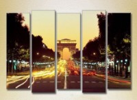 Pictură Rainbow Polyptych Arc de Triomphe 003 (2224535)