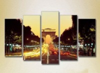 Pictură Rainbow Polyptych Arc de Triomphe 008 (2224537)