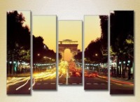 Картина Rainbow Polyptych Arc de Triomphe 009 (2224538)
