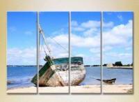 Pictură Rainbow Polyptych Broken longboat 02 (2223415)