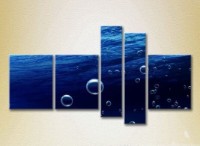Pictură Rainbow Polyptych Bubbles in the Sea 03 (2224780)