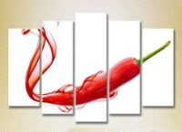 Pictură Rainbow Polyptych Chili Pepper 01 (2224599)