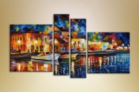 Pictură Rainbow Polyptych Cities and Countries 05 (1681381)