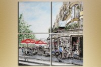 Картина Rainbow Polyptych Cities and countries 28 (1681420)