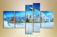 Pictură Rainbow Polyptych Cities and Countries 32 (1681408)