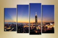 Pictură Rainbow Polyptych Cities and Countries 42 (1681418)