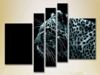 Картина Rainbow Polyptych Fire Leopard 03 (2224639)