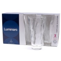 Набор стаканов Luminarc Shetland Sculptura 350ml 3pcs (P2766/1) фото №2 — интернет-магазин Desire.md