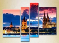 Pictură Rainbow Polyptych Germany Cologne Cathedral (2718113)
