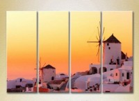 Картина Rainbow Polyptych Greece sunrise in Santorini 01 (2718117)
