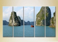 Pictură Rainbow Polyptych Halong Bay Vietnam 07 (2224817)