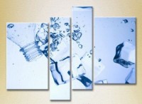 Pictură Rainbow Polyptych Ice and Water 04 (2220272)