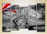 Pictură Rainbow Polyptych London 01 (2224510) imaginea #1 — magazin online Desire.md