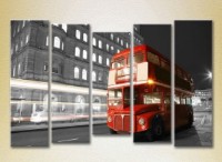 Pictură Rainbow Polyptych London Doubledecker 08 (2224511)