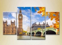 Pictură Rainbow Polyptych London England Palace of Westminster 01 (2718140)