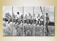 Картина Rainbow Polyptych Lunch on a skyscraper 04 (2224531)