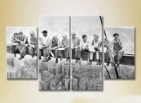 Картина Rainbow Polyptych Lunch on a skyscraper 06 (2718175)