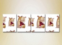 Pictură Rainbow Polyptych Monsters 01 (2230566)