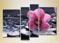 Pictură Rainbow Polyptych Orchid Violet 03 (2932330)