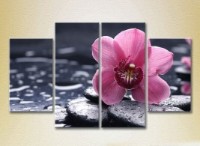 Pictură Rainbow Polyptych Orchid Violet 04 (2932328)