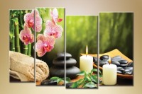 Pictură Rainbow Polyptych Orchids 2 (1612528)