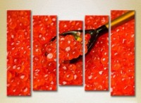 Pictură Rainbow Polyptych Red Caviar 05 (2224590)