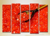 Pictură Rainbow Polyptych Red Caviar 06 (2224591)