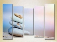 Pictură Rainbow Polyptych Rock Garden 04 (2224787)