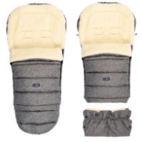 Детский зимний чехол Womar Zaffiro Igrow Wool Melange Gray фото №5 — интернет-магазин Desire.md