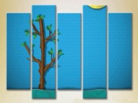 Pictură Rainbow Polyptych Spring 02 (2231758)