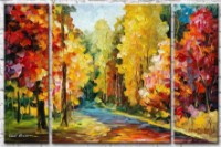 Pictură Gallerix Autumn Forest Trail (35110213)