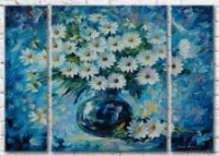 Картина Gallerix Blue vase with daisies (35110210)