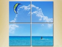 Pictură Rainbow Polyptych Surfer 01 (2223421)