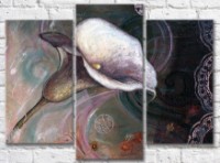 Картина Gallerix Calla flower on a dark abstract background (500786)