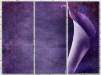 Картина Gallerix Calla flower on a lilac background with patterns (500785)