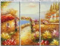 Картина Gallerix Descent to the sea through the flower arch (3485204)