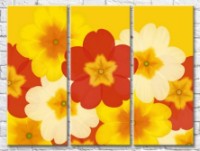 Картина Gallerix Floral Orange Yellow Abstraction (500810)