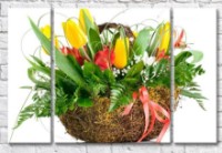 Картина Gallerix Flower arrangement in a basket (500808)