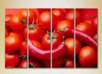 Pictură Rainbow Polyptych Tomatoes and Chili 02 (2220277)