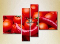 Pictură Rainbow Polyptych Tomatoes and Chili 05 (2220279)