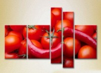 Pictură Rainbow Polyptych Tomatoes and Chili 06 (2224602) imaginea #1 — magazin online Desire.md