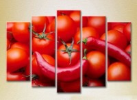 Pictură Rainbow Polyptych Tomatoes and Chili 07 (2224603)